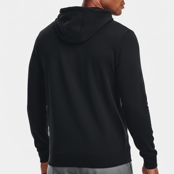 Under Armour Bluza Męska UA Rival Terry Czarna – na suwak z kapturem